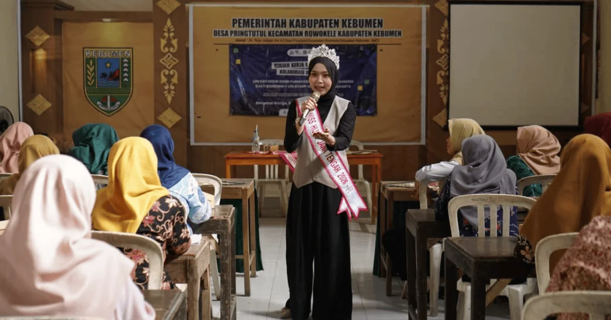 Putus Rantai Kekerasan dari Rumah, KKN 113 UIN Jakarta Edukasi Warga Pringtutul