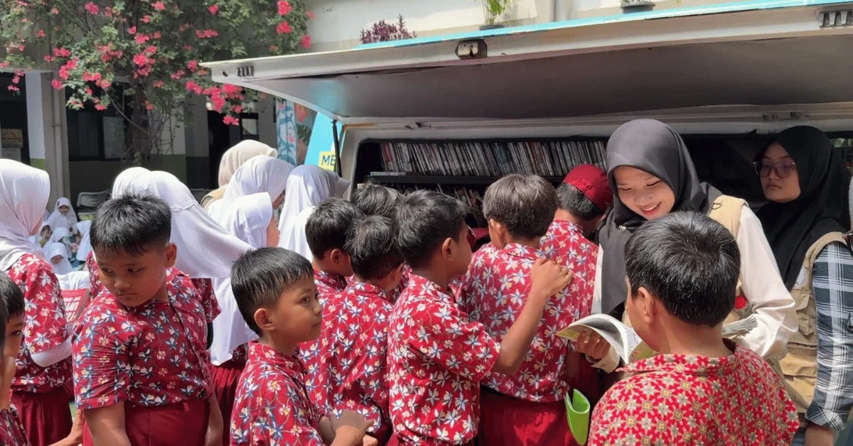 KKN 101 WIRADIPTA Hadirkan Perpustakaan Keliling, Tumbuhkan Minat Baca 250 Siswa