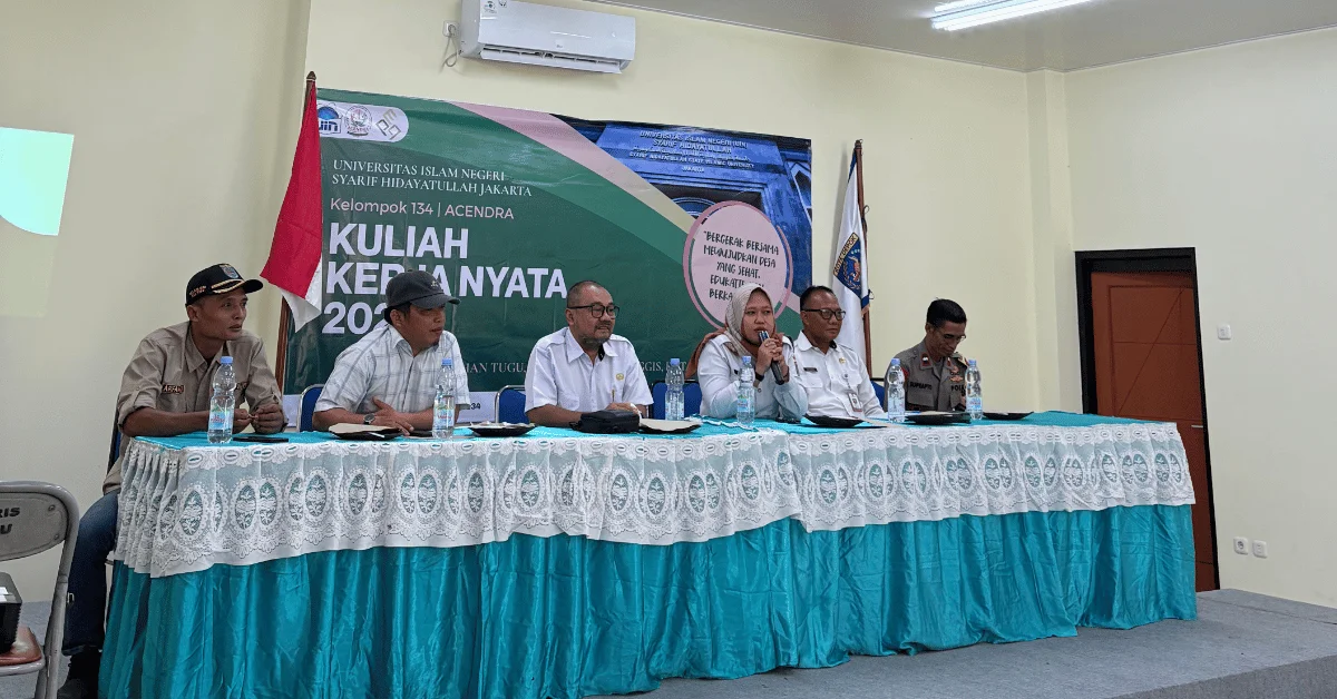 KKN 134 ACENDRA UIN Jakarta Resmi Memulai Pengabdian di Kelurahan Tugu