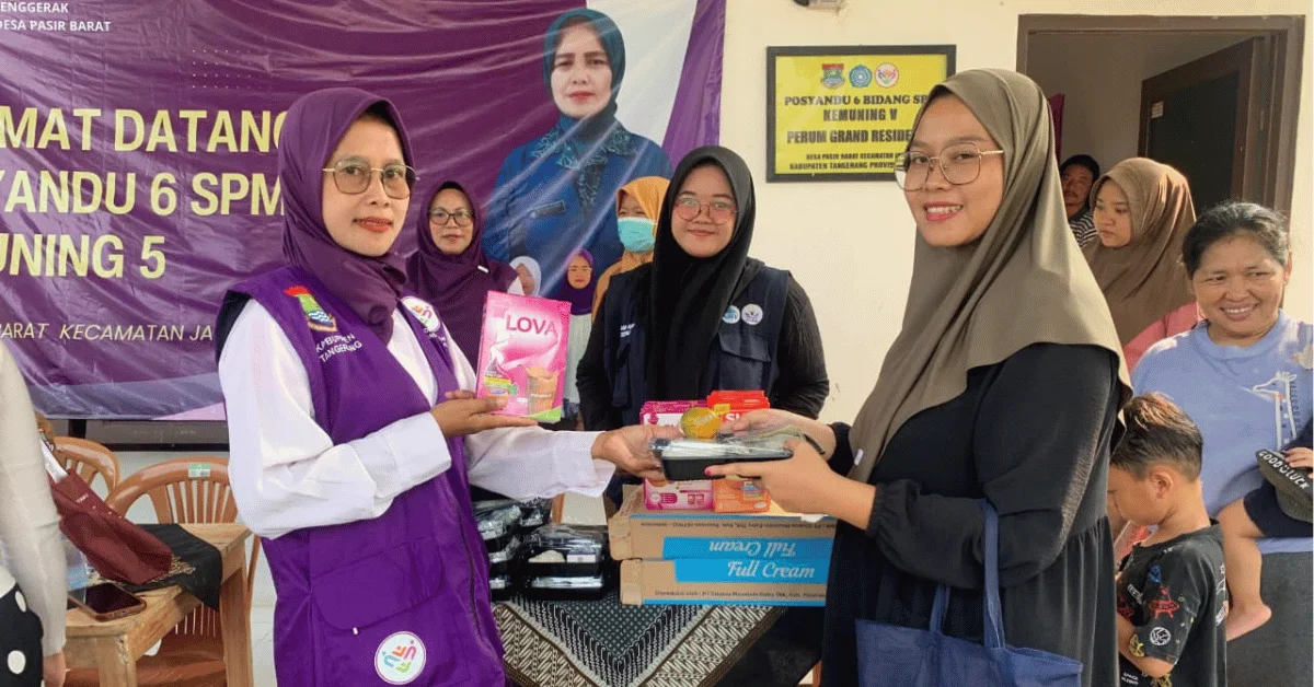 Dari Balita hingga Lansia, KKN 281 Arkaprana UIN Jakarta Bantu Pantau Kesehatan Warga Pasir Barat