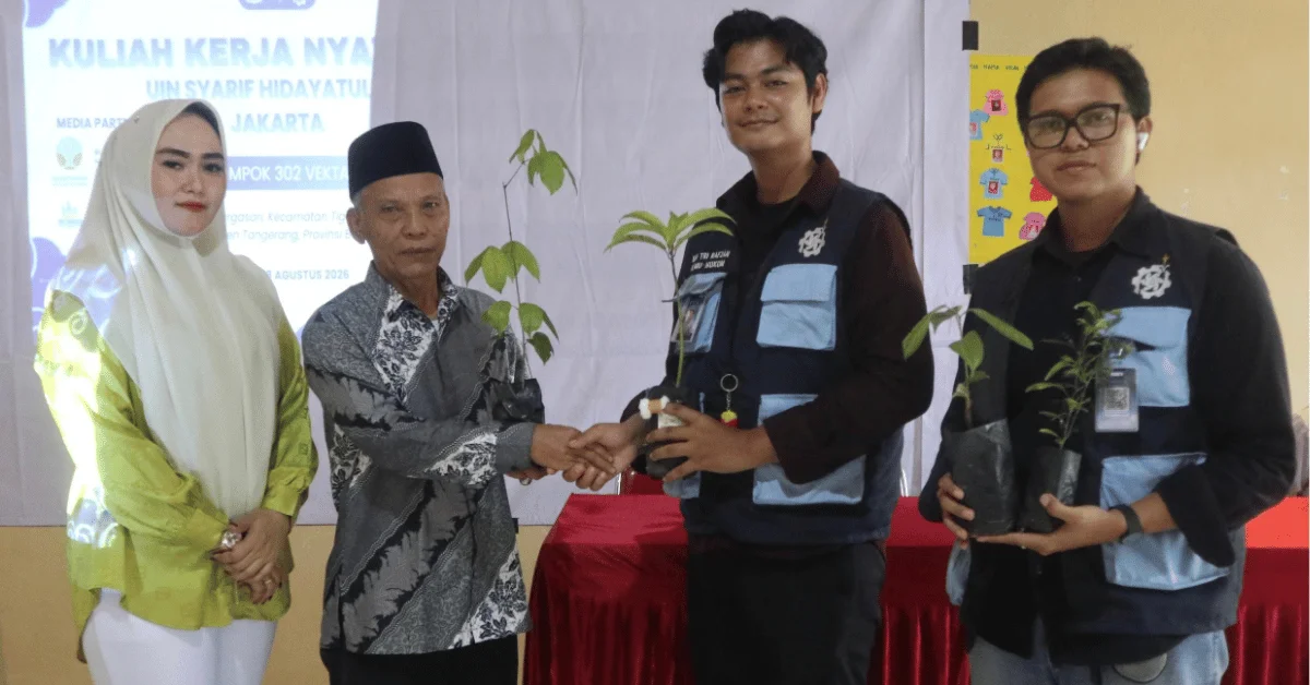 Penutupan KKN 302 Vektara UIN Jakarta, Warga Desa Marga Sari Lepas Mahasiswa dengan Haru dan Kenangan