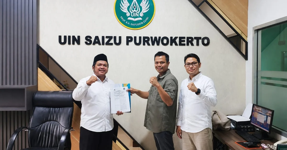 PPM UIN Jakarta dan PkM UIN Saizu Purwokerto Teken Perjanjian Kerja Sama, Perkuat Sinergi Pengabdian kepada Masyarakat