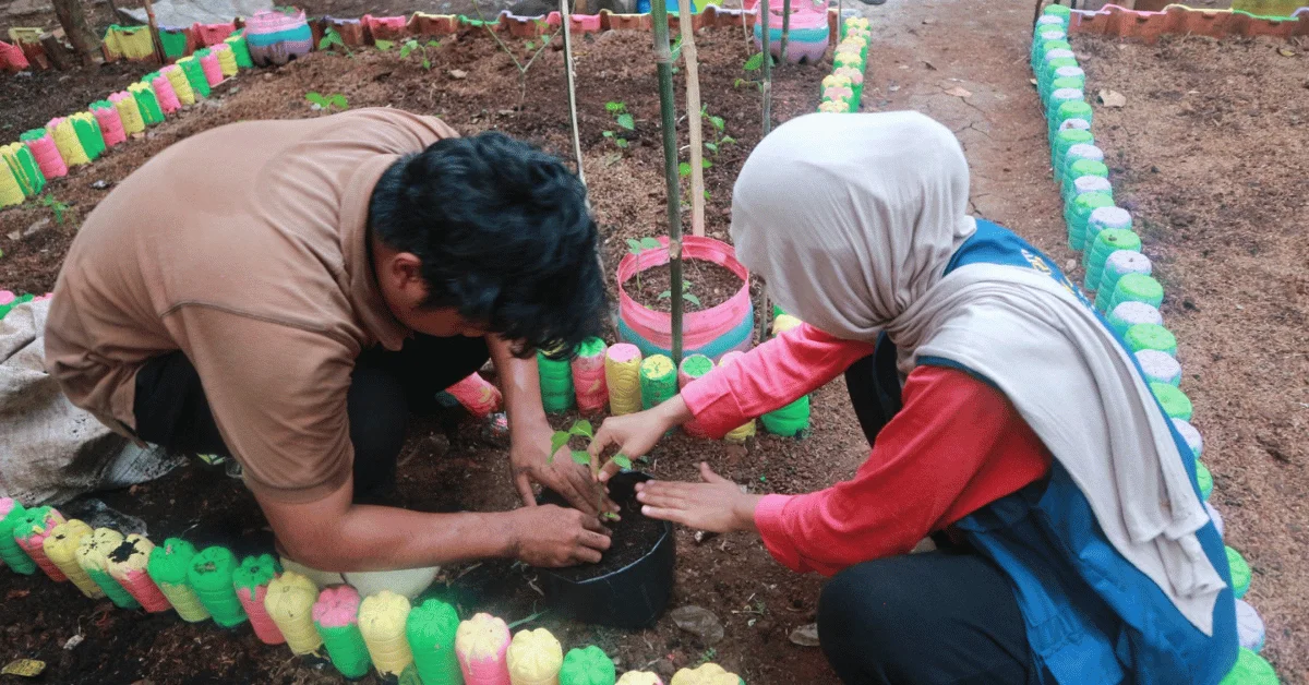 Tak Sekadar Menanam, KKN Iswara 199 Dorong KWT Desa Iwul Manfaatkan Lahan untuk Pangan