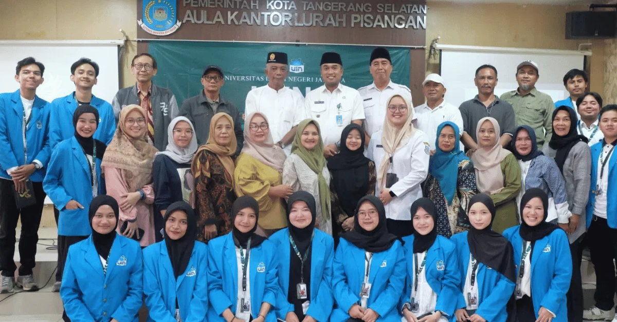 Mahasiswa KKN UIN Jakarta Kelompok 111 Arthanesha Resmi Awali Pengabdian di Kelurahan Pisangan