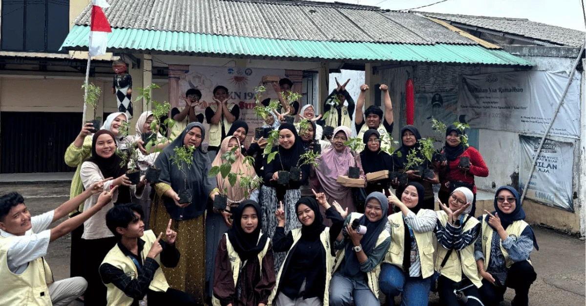 Dari Dapur Jadi Pupuk, KKN 197 Aruna Swara UIN Jakarta Ajak Warga Bojong Sempu Olah Limbah Organik