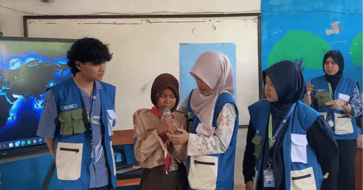 KKN 278 Elvara UIN Jakarta Ajak Siswa SDN Jambe 3 Berani Lawan Bullying dan Bangun Pertemanan Sehat