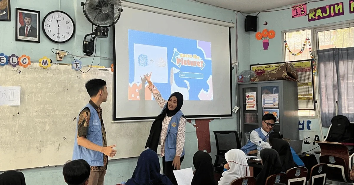 KKN 103 UIN Jakarta Hadirkan English Fun Day untuk Ciptakan Pembelajaran Bahasa Inggris yang Menyenangkan