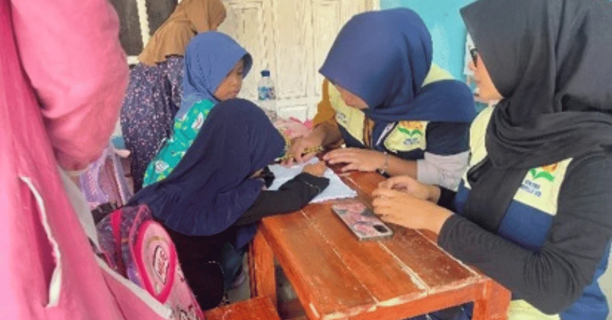 KKN 283 Nouvelle Vie Dampingi Pembelajaran Keagamaan Santri TPQ Al Hamdiyah