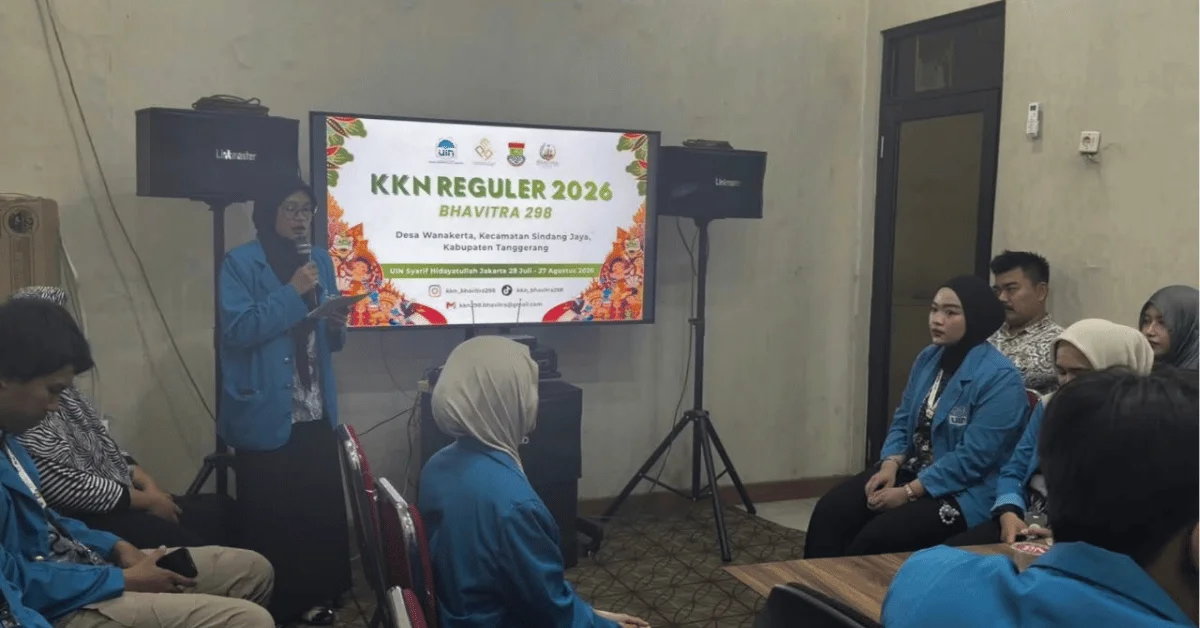 Mahasiswa KKN UIN Jakarta Kelompok 298 Resmi Awali Pengabdian kepada Masyarakat di Desa Wanakerta Kecamatan Sindang Jaya