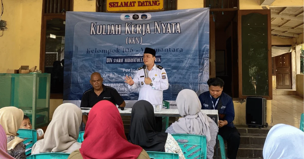 KKN 106 Vyomantara UIN Jakarta Lanjutkan Edukasi Maggot melalui Sosialisasi Tahap 2 di Jurangmangu Timur
