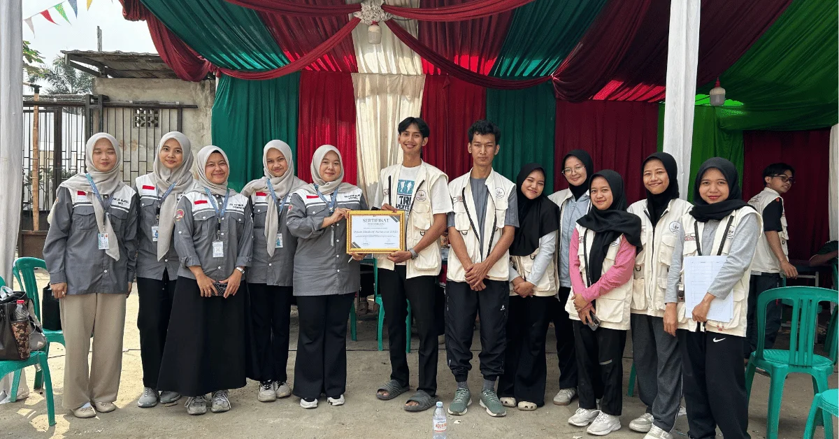 KKN 107 Vidyaprakasha UIN Jakarta Bersama Puskesmas dan DEMA FIKES Gelar Pemeriksaan Kesehatan Gratis bagi Warga Sawah Baru