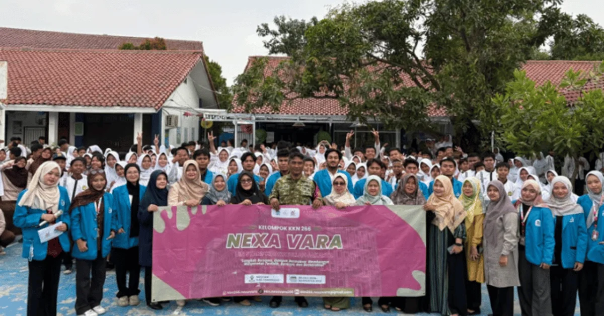 KKN 266 Nexavara Ajak Siswa SMPN 2 Sepatan Bijak Hadapi Ancaman Narkoba dan Judi Online