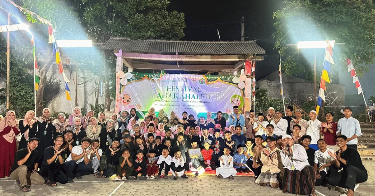 KKN 175 Adhikara Bhakti UIN Jakarta Gelar Festival Anak Shaleh di Masjid At-Tauhid