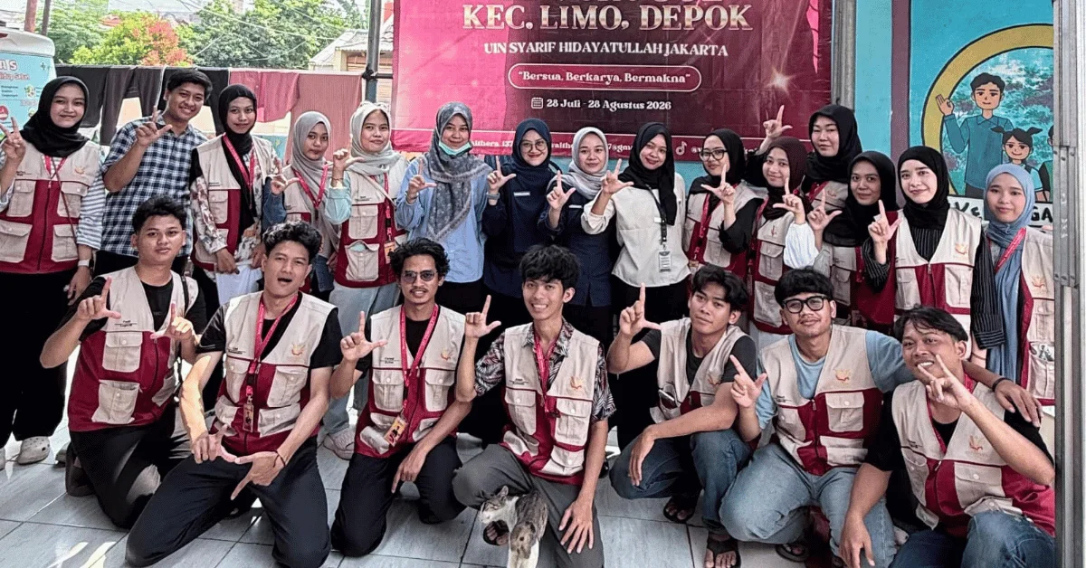 KKN UIN Jakarta Valthera 137 Gelar Cek Kesehatan Gratis untuk Ibu-Ibu dan Lansia di Grogol Depok