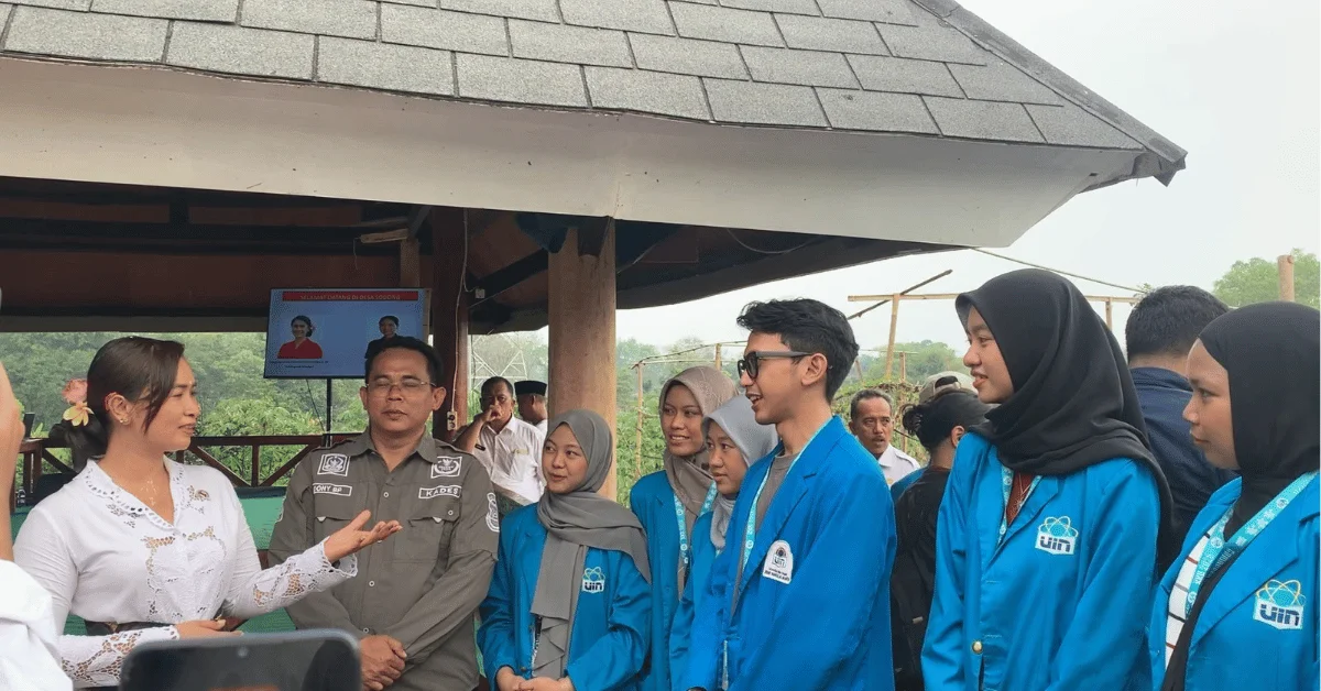 Kunjungi Eduwisata Sodong, Wamenpar Apresiasi Peran KKN 307 Gamavara UIN Jakarta dalam Kembangkan Potensi Desa