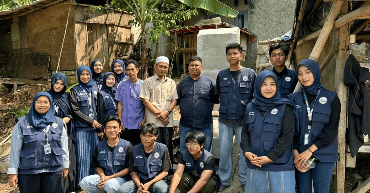 KKN 215 JANASEVA UIN Jakarta Buat dan Resmikan Incinerator Sampah di Desa Ciomas