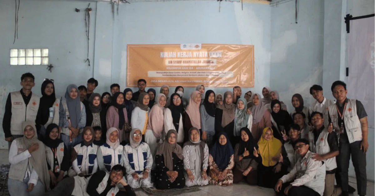 KKN Arunakarsa 154 UIN Jakarta Edukasi Pola Hidup Sehat, Dorong Masyarakat Peduli Kesehatan Jasmani dan Mental