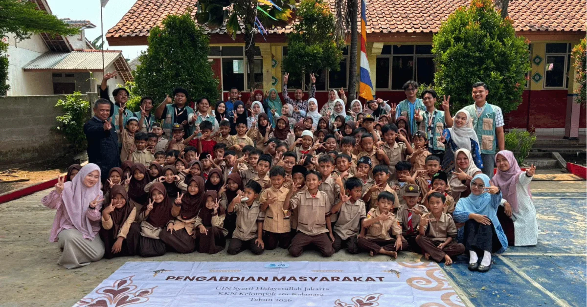KKN 181 UIN Jakarta Berpartisipasi dalam Kegiatan Pendidikan melalui Program Kalanara Mengajar di SDN Babakan 02