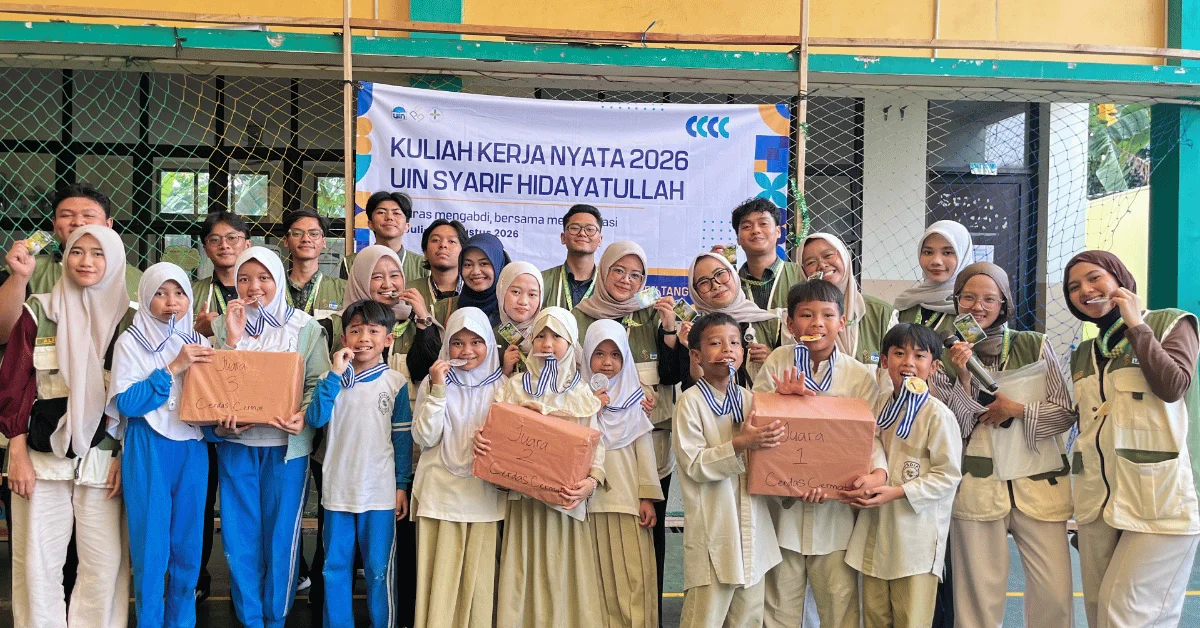 KKN 105 Larasmaya UIN Jakarta Asah Kemampuan Siswa melalui Lomba Cerdas Cermat