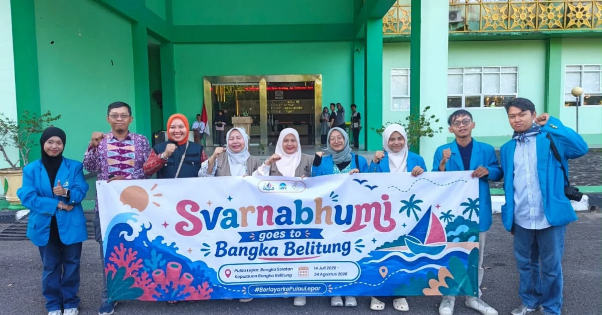 Delegasi UIN Jakarta Siap Mengabdi dalam KKN Kolaboratif Bersama IAIN SAS Babel di Pulau Lepar