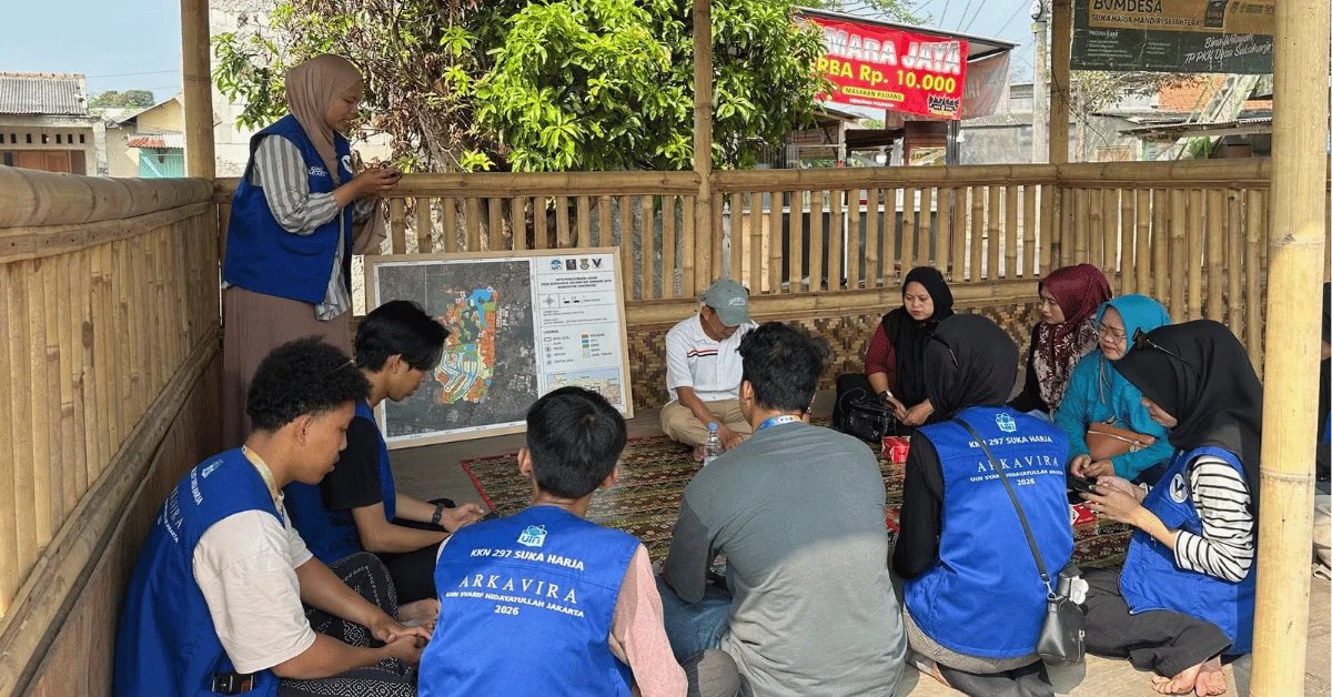 SIGAP DESA Dorong Digitalisasi Informasi Fasilitas Umum Desa Sukaharja, KKN Arkavira 297 UIN Jakarta Hadirkan Pemetaan GIS